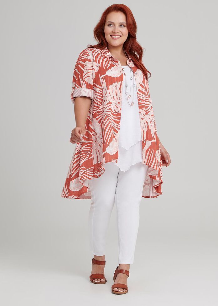 Tonal Palm Shirt, , hi-res