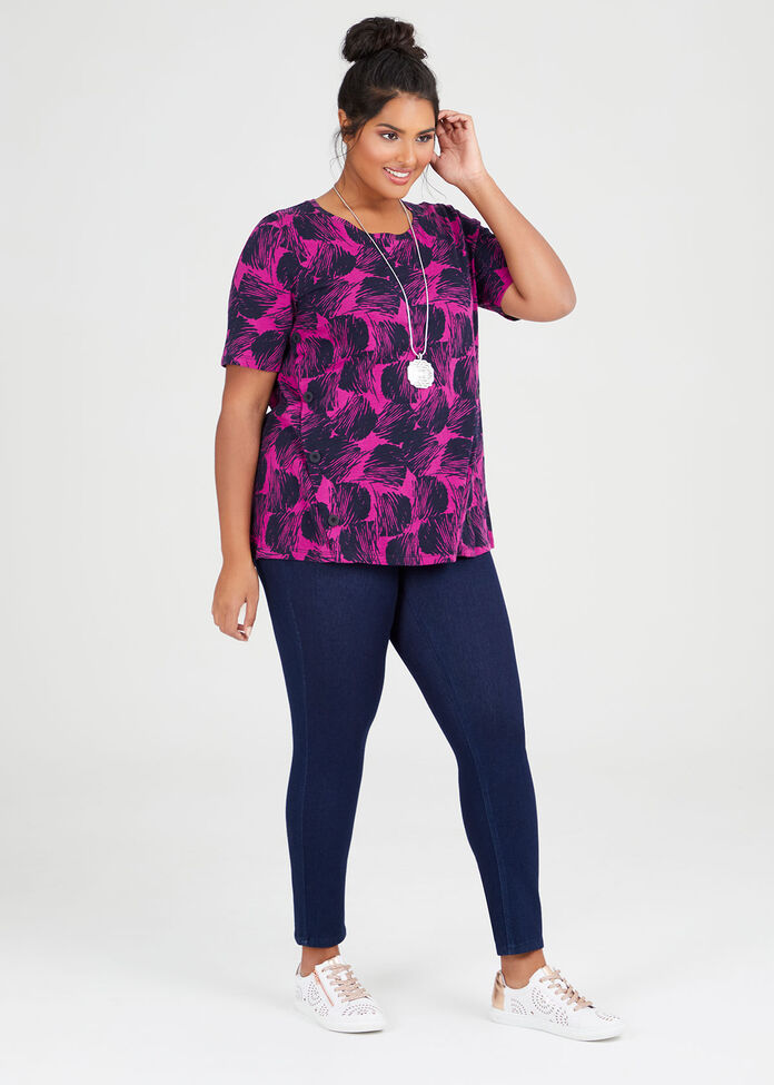 Cotton Nightfall Top, , hi-res