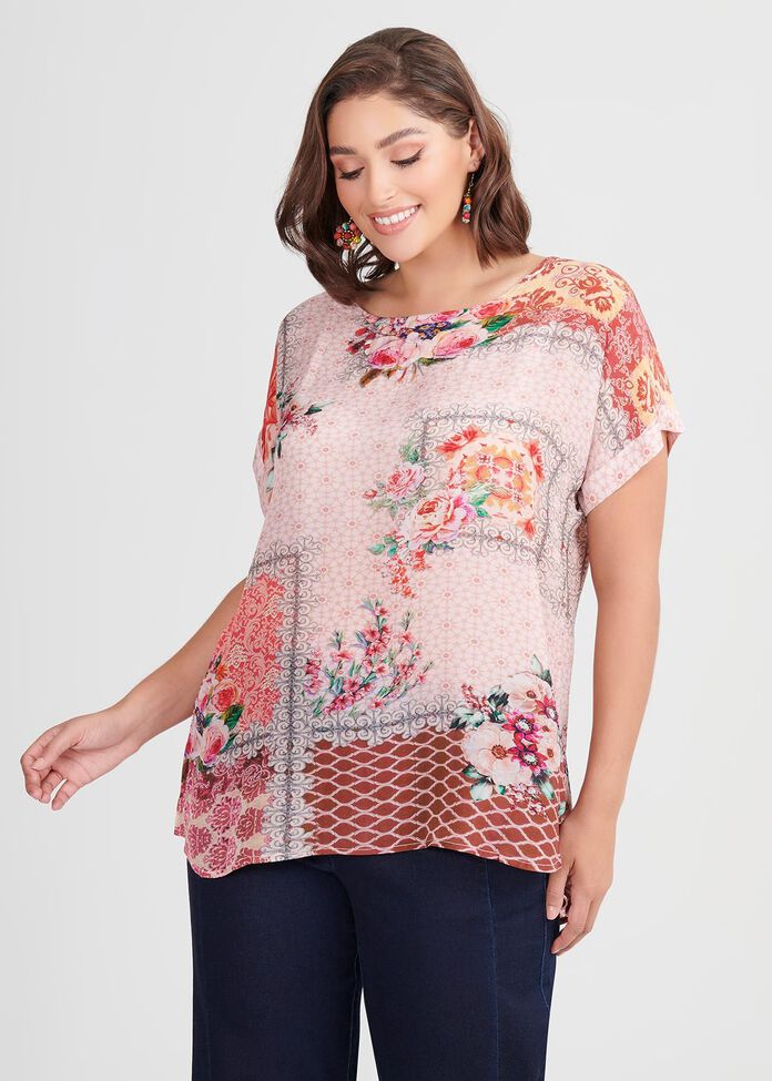 Natural Pattern Play Top, , hi-res