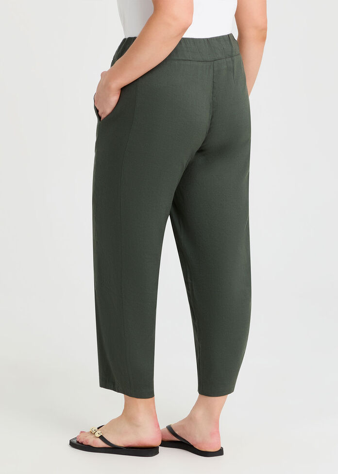 Stretch Linen Bella Pant, , hi-res