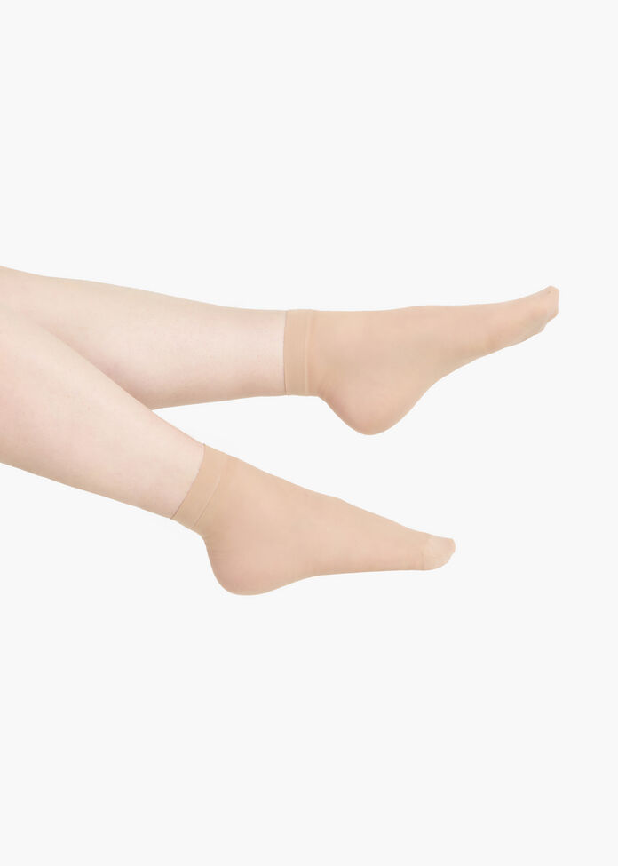 3 Pack 20 Denier Sheer Socks, , hi-res