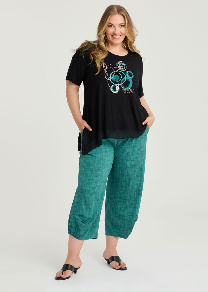 Breeze Foil Spot Natural Top, , hi-res