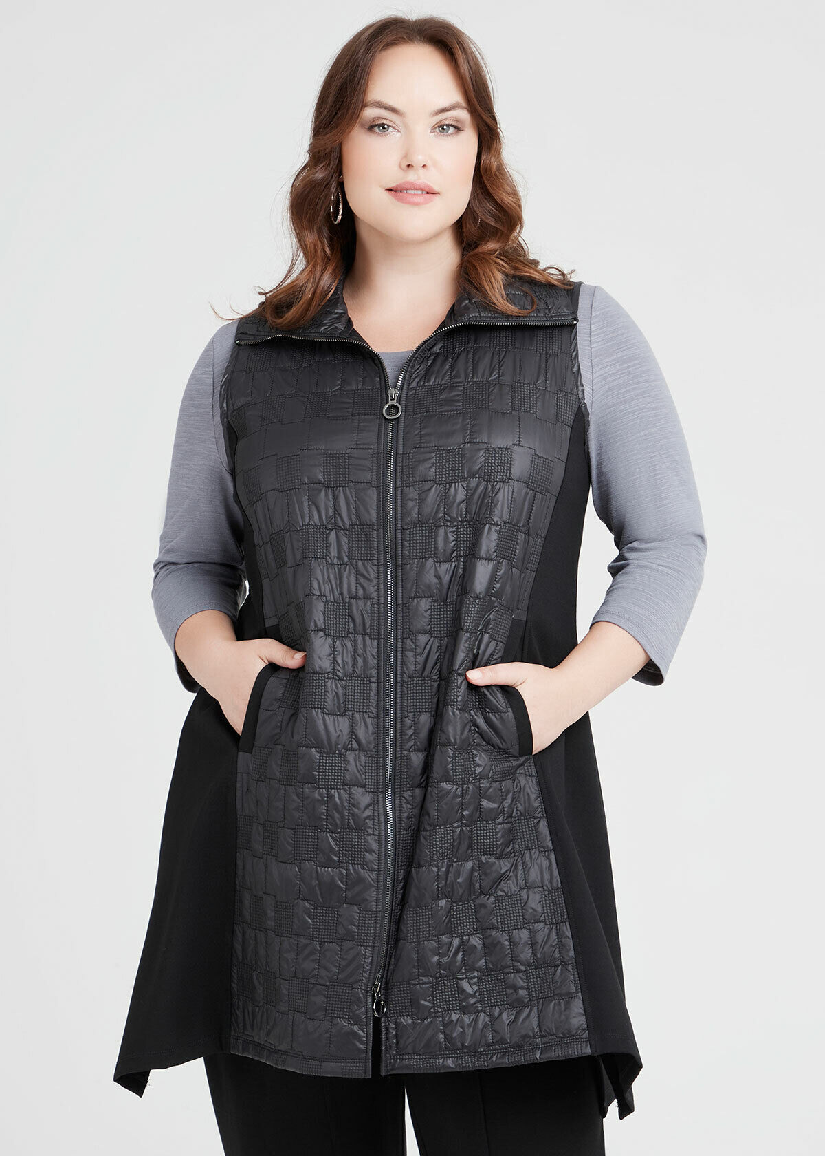 Vests for plus size ladies clearance