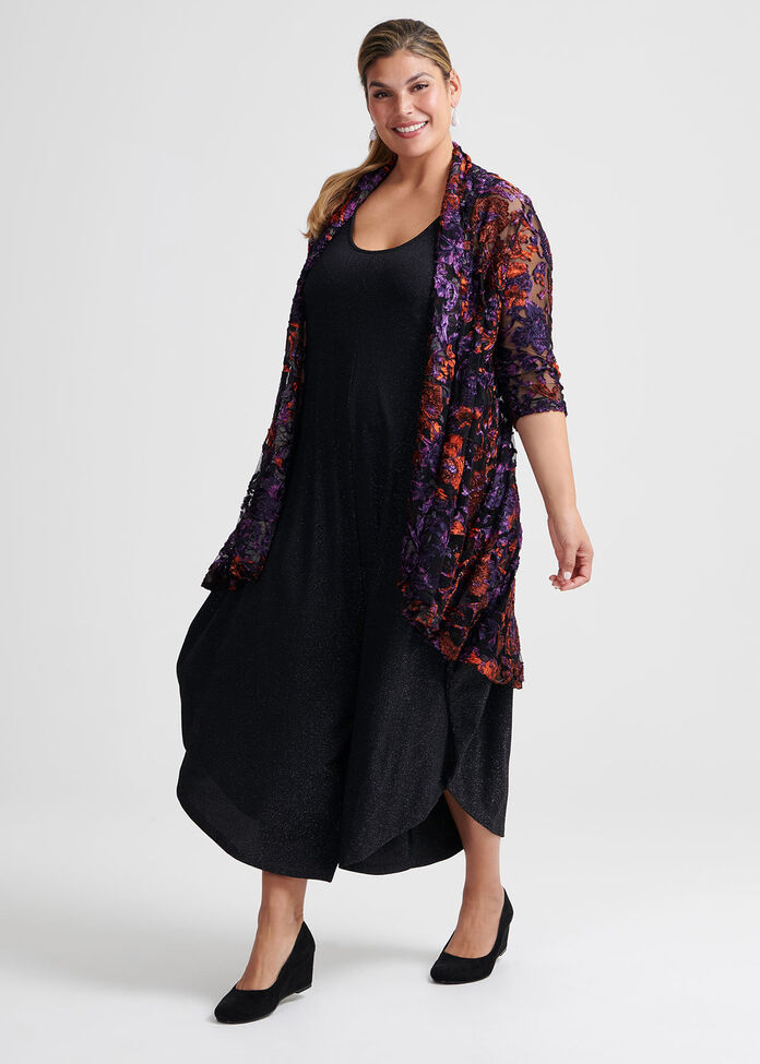 Shop Plus Size Sparkle Jumpsuit in Black | Taking Shape AU