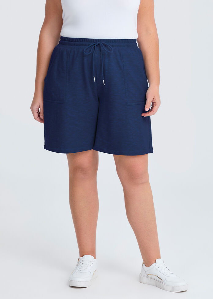 Pull On Sweat Short, , hi-res