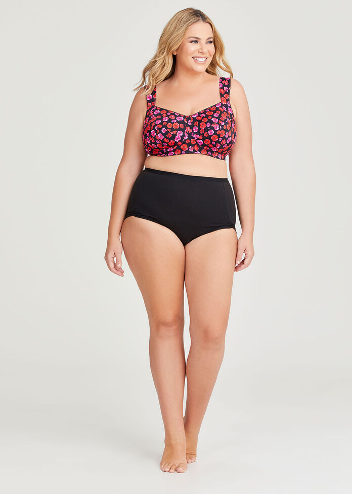 Wirefree Smooth Support Bra, POPPY PRINT, hi-res