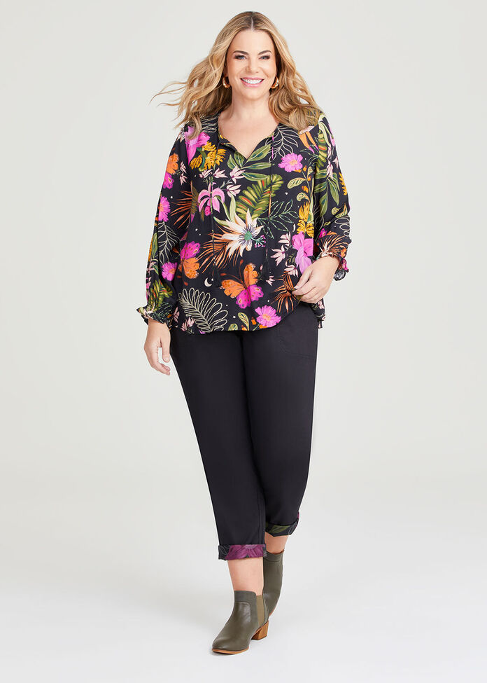 Natural Secret Garden Top, , hi-res