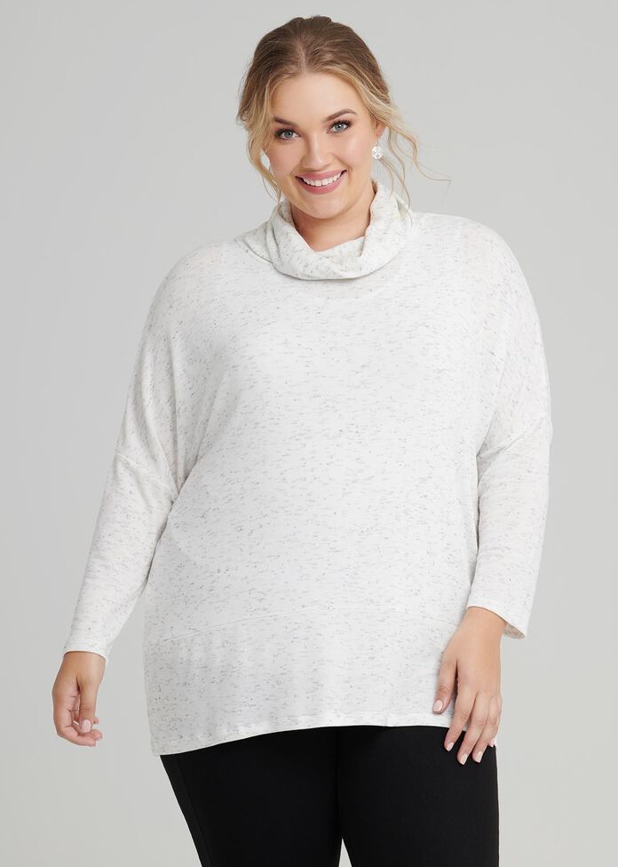 Winter Retreat Cowl Top, , hi-res