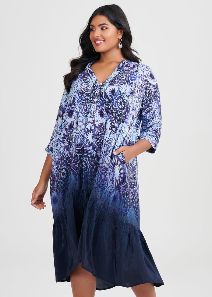 Shop Plus Size Nicobar Dress in Multi | Taking Shape AU