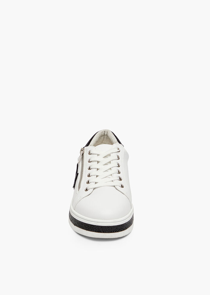 Double Star Zip Sneaker, , hi-res