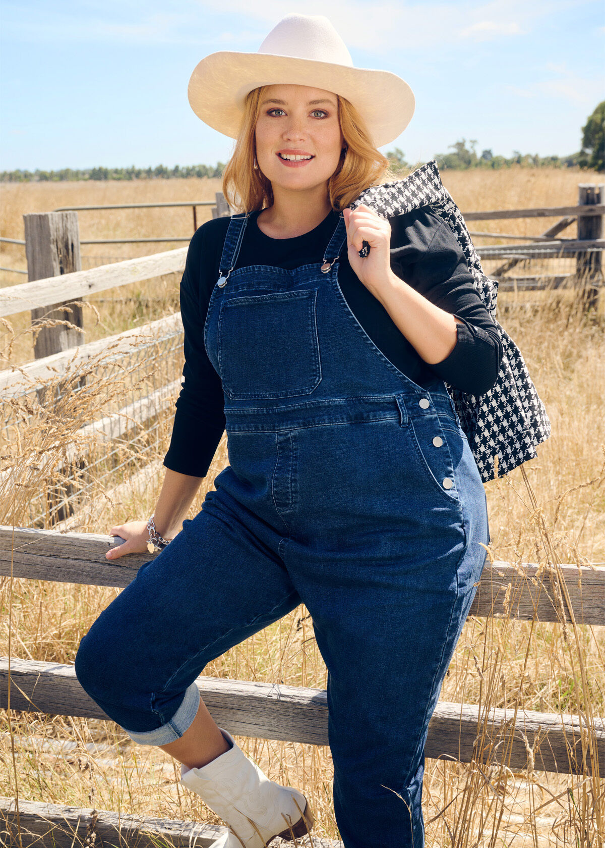 Plus size denim outlet dungarees uk