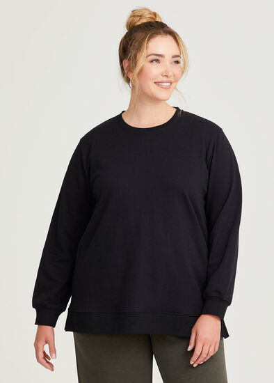 Plus Size Boyfriend Tunic Sweat
