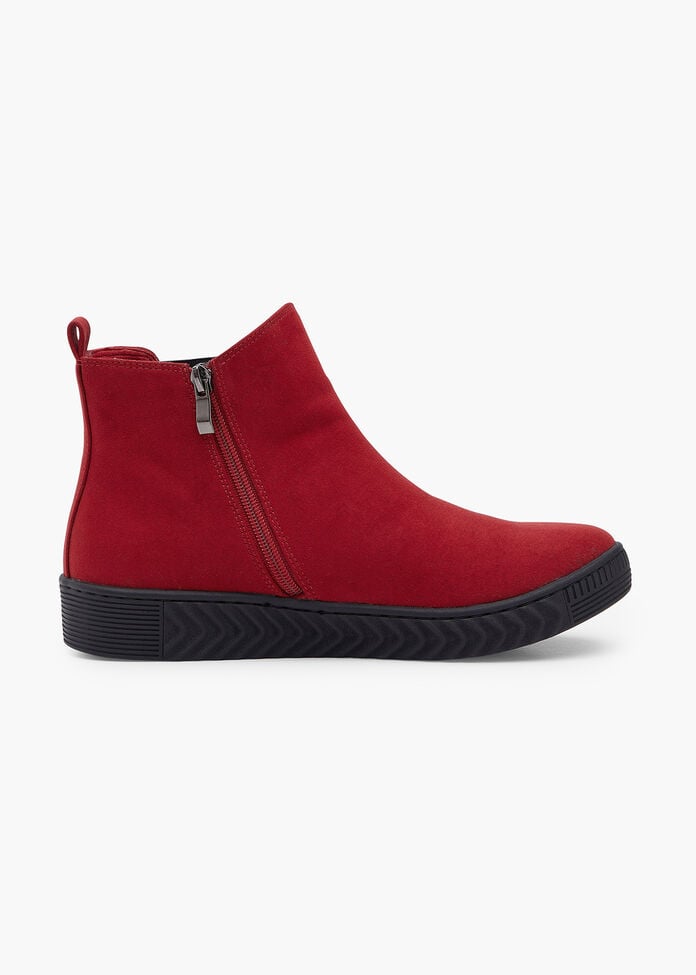 Shop Plaid Flexible Zip Boot | Wide Fit Shoes | Taking Shape AU