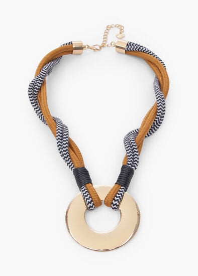 Short Multi Rope Gong Necklace