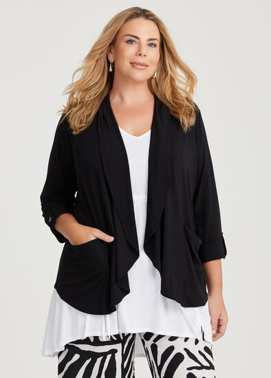 Plus Size Bamboo Oasis Cardigan