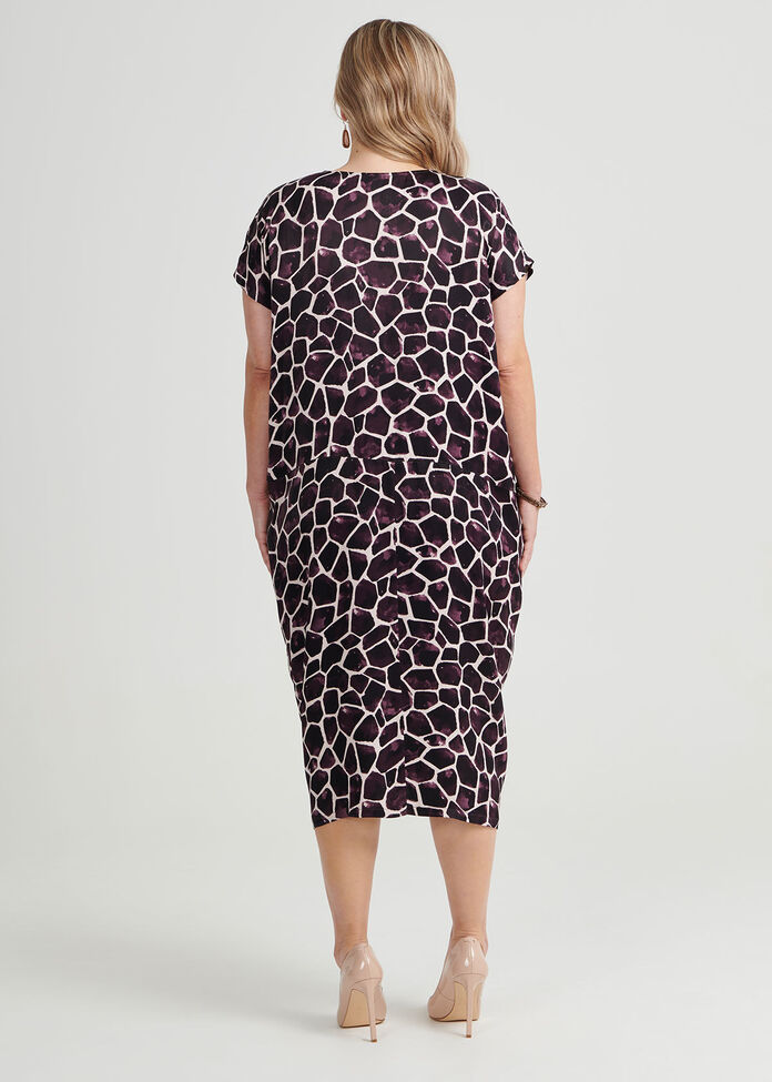 Chloe Giraffe Print Dress, , hi-res