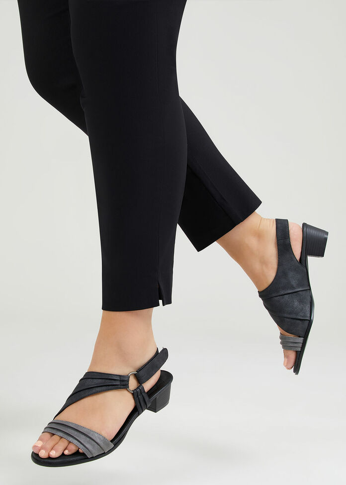 Shop Ruched Coverage Heeled Sandal | Comfortable Shoes | Taking Shape NZ