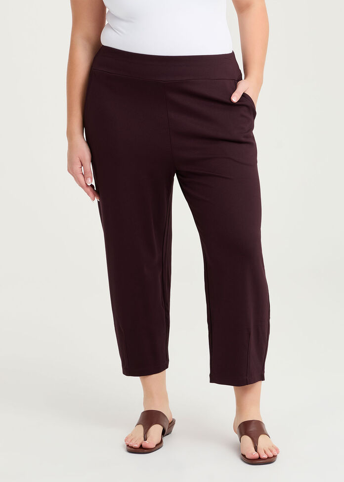 Petite Lantern Bamboo Ponte Pant, , hi-res