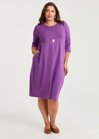 Plus Size Cotton Talia Tulip Dress
