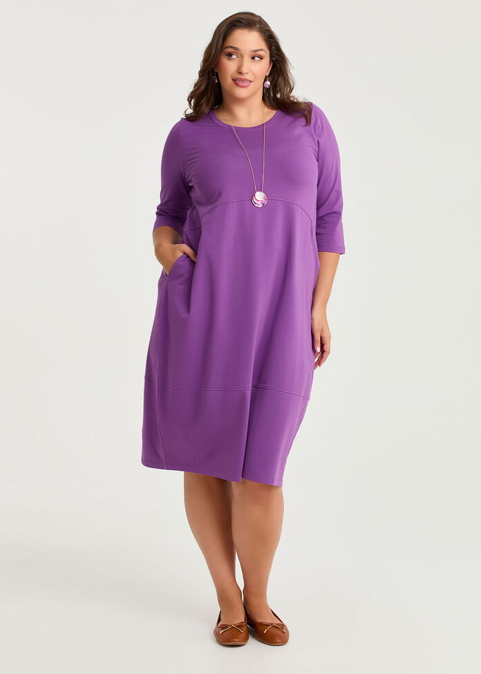 Cotton Talia Tulip Dress, , hi-res