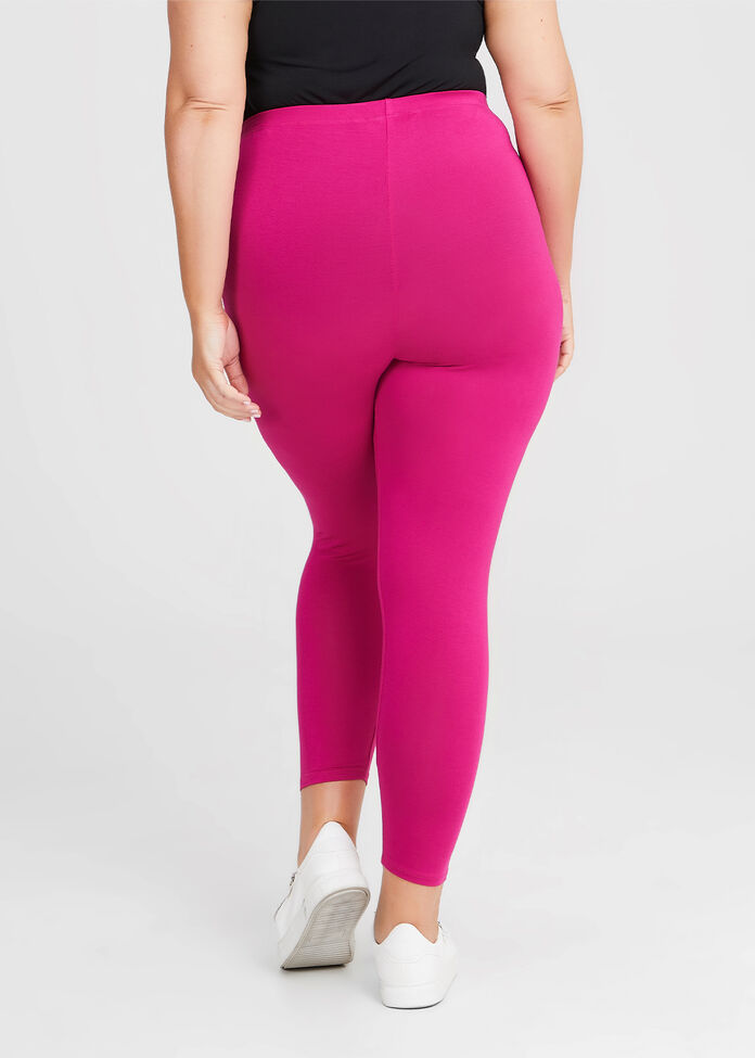 Shop Plus Size Bamboo Breezy 7/8 Legging in Red