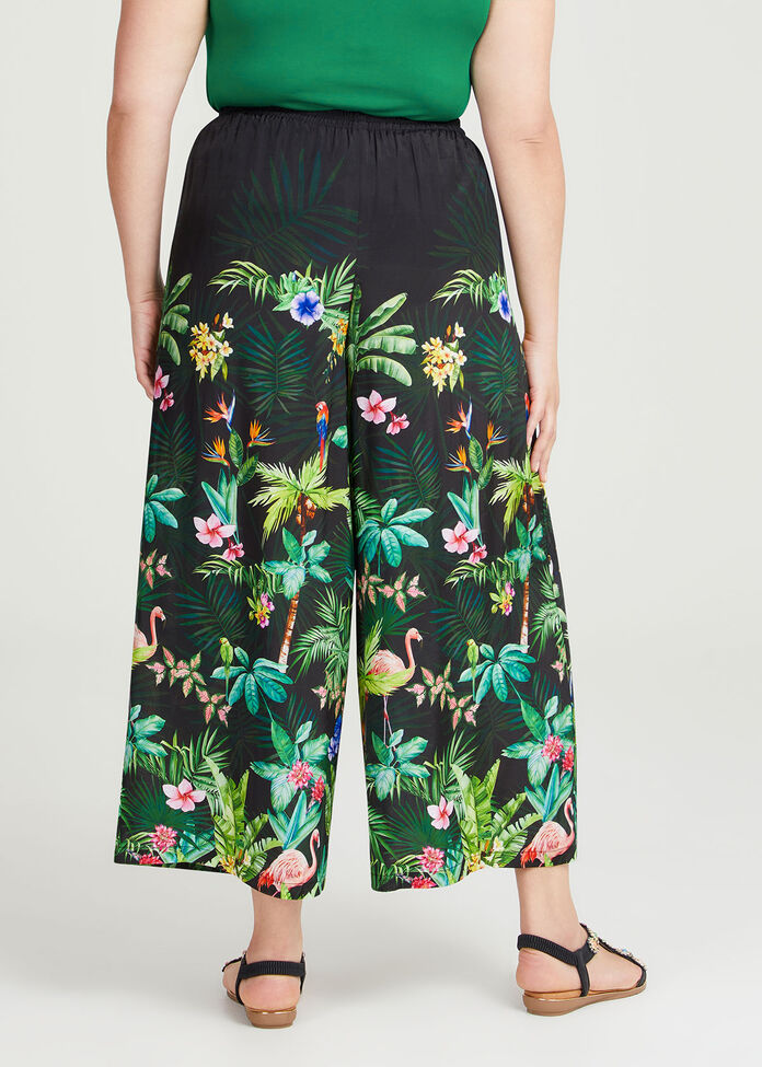 Shop Plus Size Mary Natural Palm Pant in Multi | Taking Shape AU