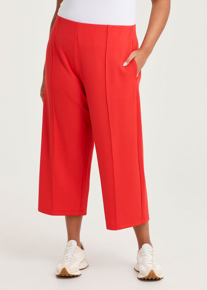 Luxe Touch Crop Trackpant, , hi-res