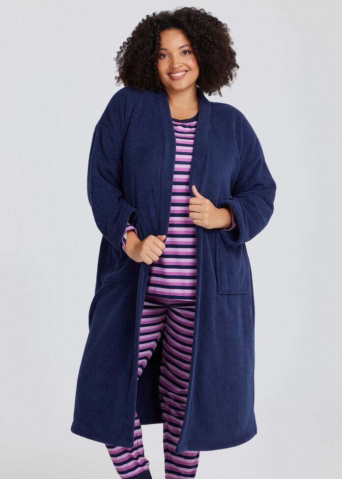 Shop Plus Size Plush Cosy Lounge Cardigan, Blue Taking Shape UK