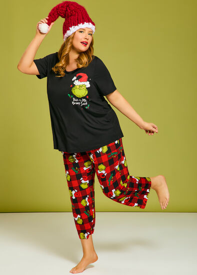 Plus Size The Grinch Pyjama Pant