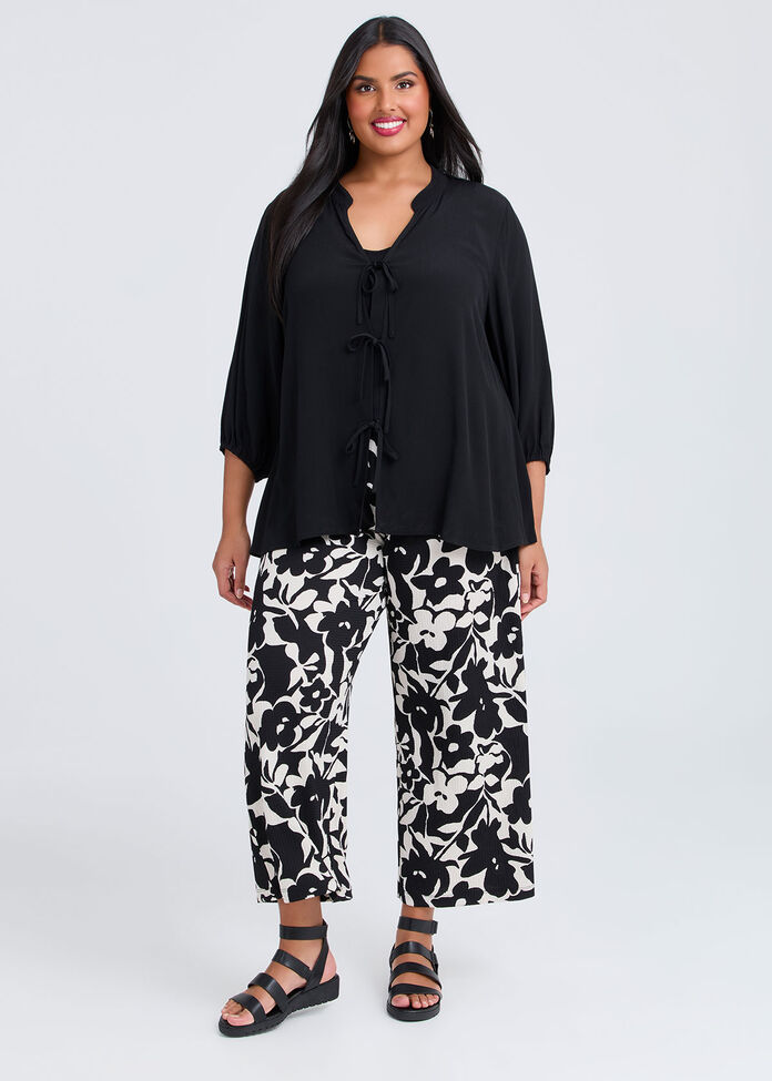 Natural Enya Duster, BLACK, hi-res