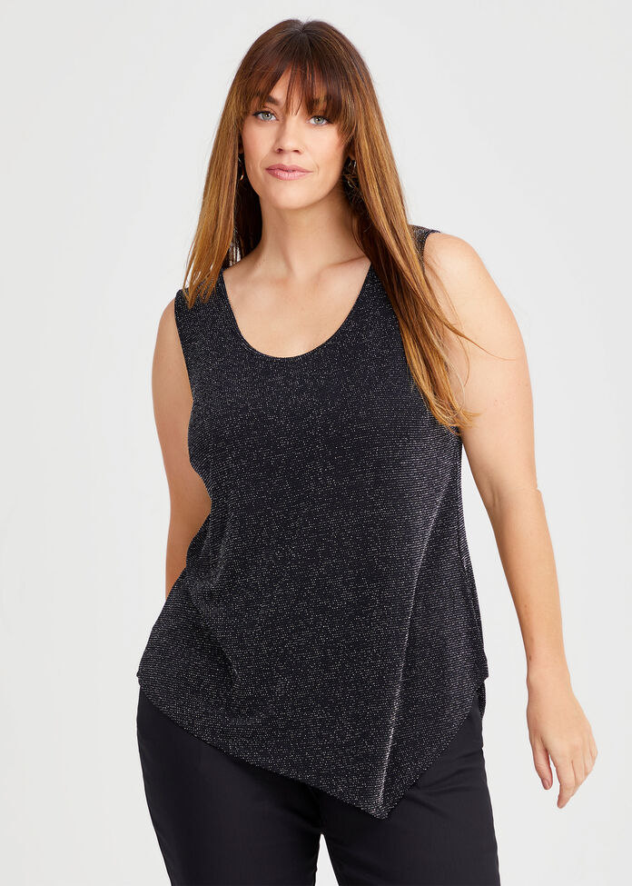 Glitter Knit Tank, , hi-res