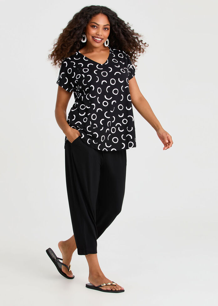 Natural Cleo Crop Pant, , hi-res
