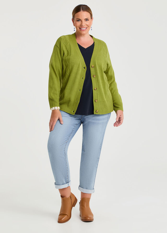 Soft Touch Cable Cardigan, , hi-res