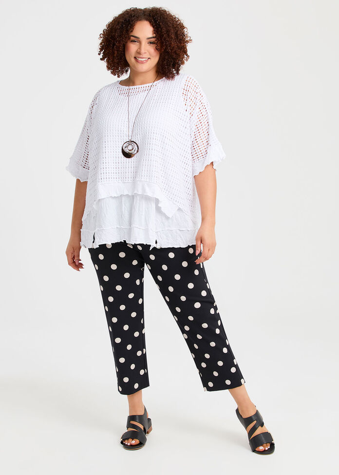 Print Bliss Stretch Taper Pant, , hi-res