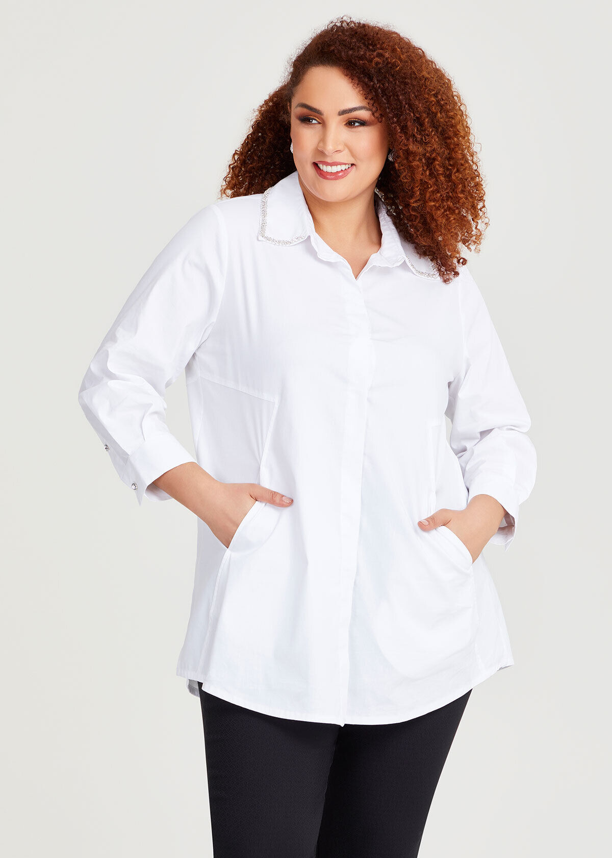 Ladies plus size shirts uk on sale