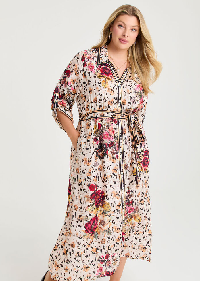 Natural Briar Shirt Dress, , hi-res