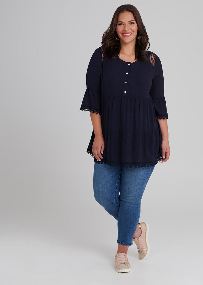 Sea Lace Blouse, , hi-res