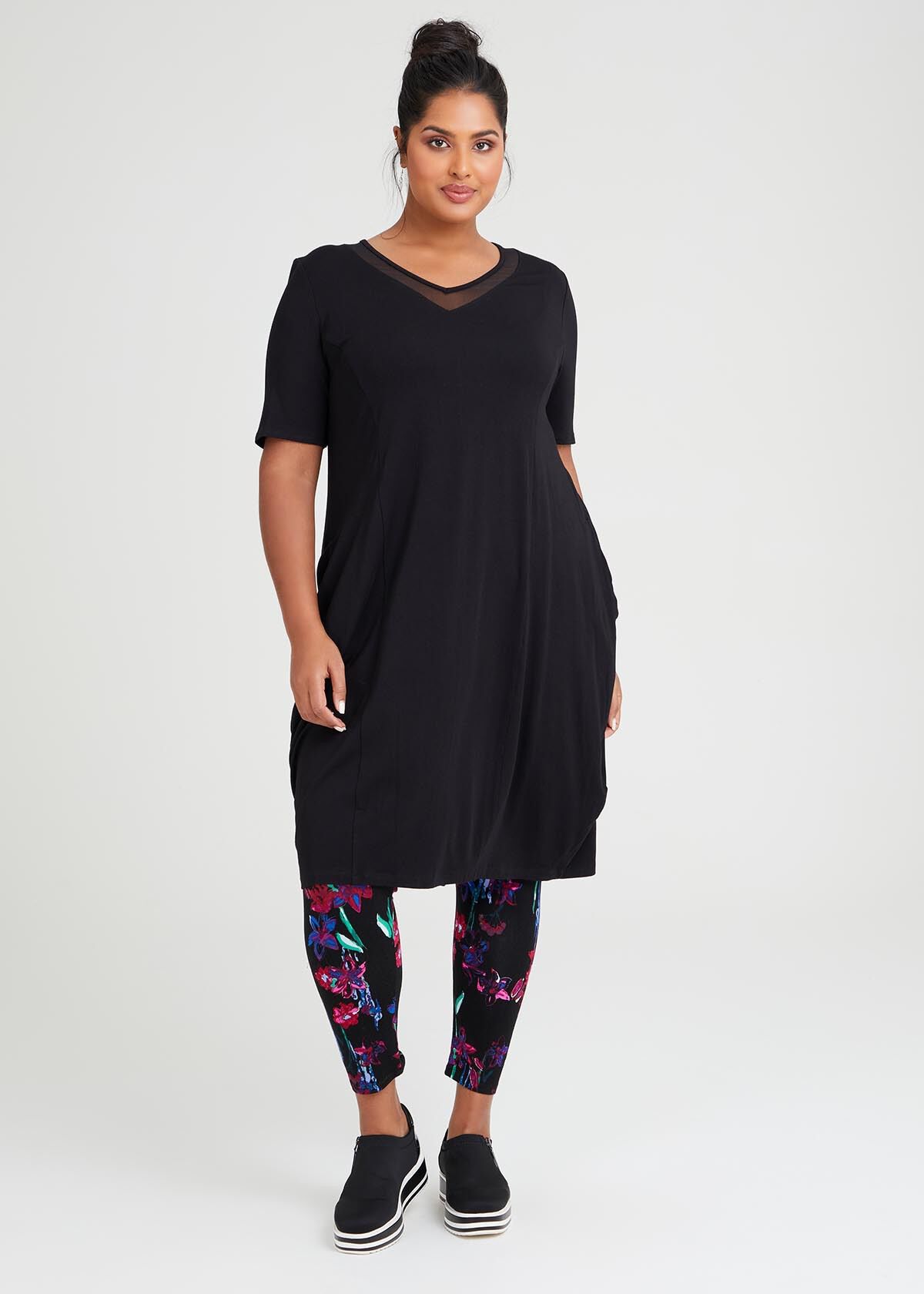 Shop Plus Size Natural Floral Days Legging in Print Taking Shape AU