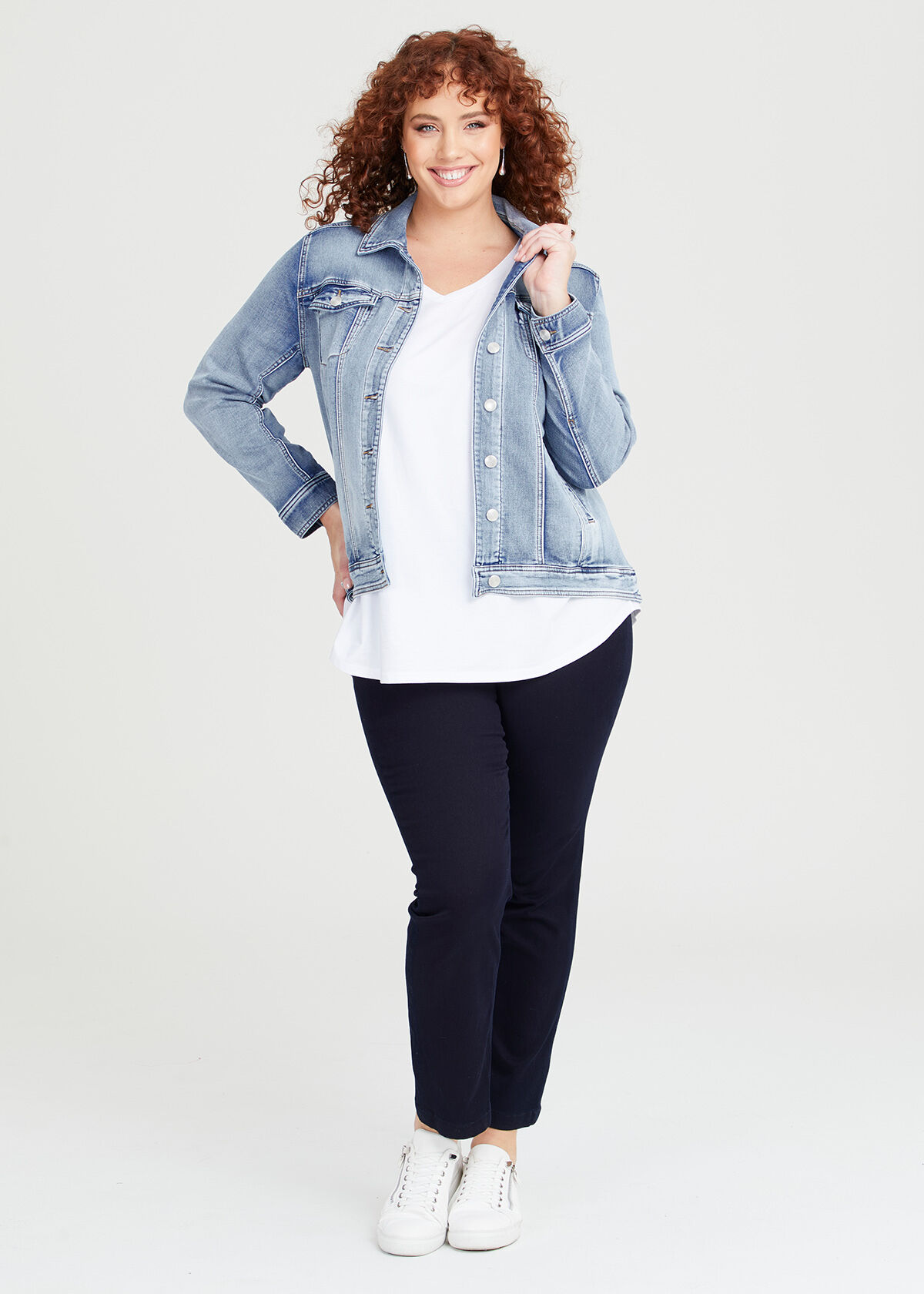 Best denim jacket for plus size outlet