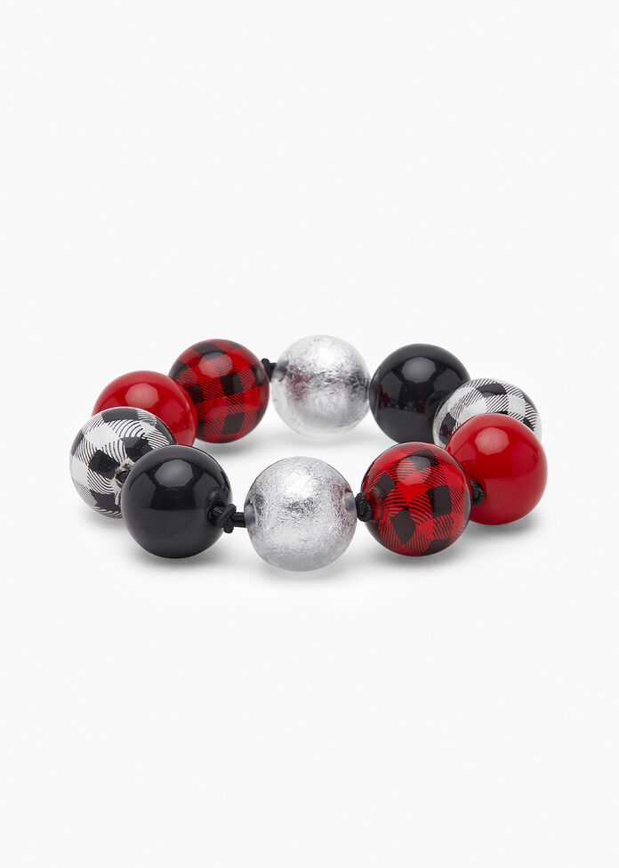 Gingham Stretch Bracelet, , hi-res