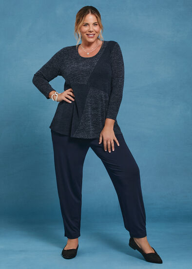Plus Size Waffle Rib Outfit