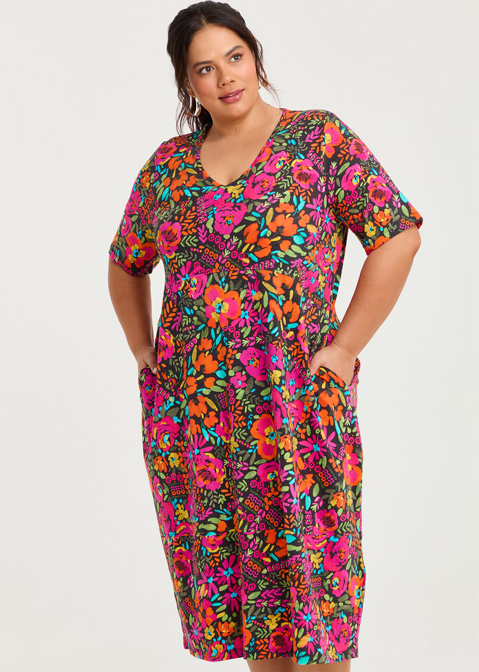Cotton Rayna Dress, , hi-res