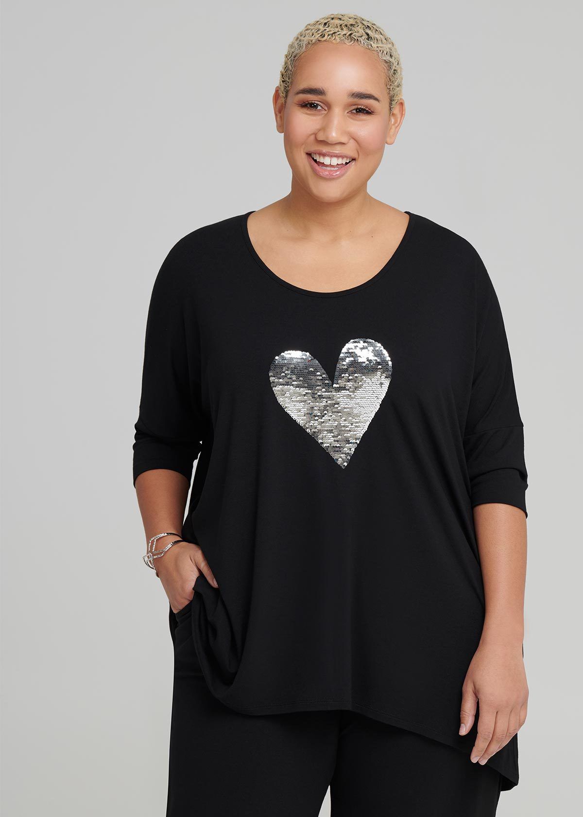 sequin top size 24