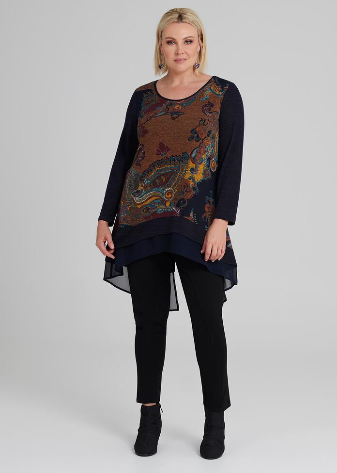 Paisley Snug Top, , hi-res