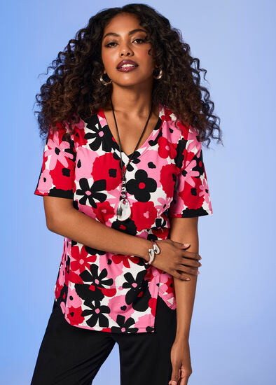 Plus Size Pima Cotton Poppy Top