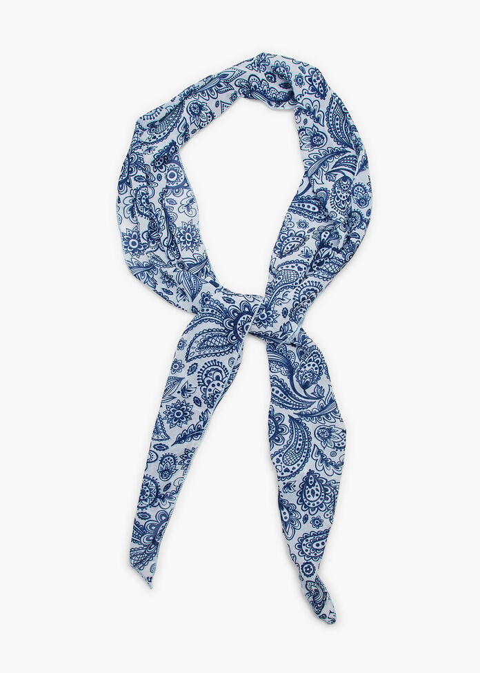 Thin Bohemian Scarf, , hi-res