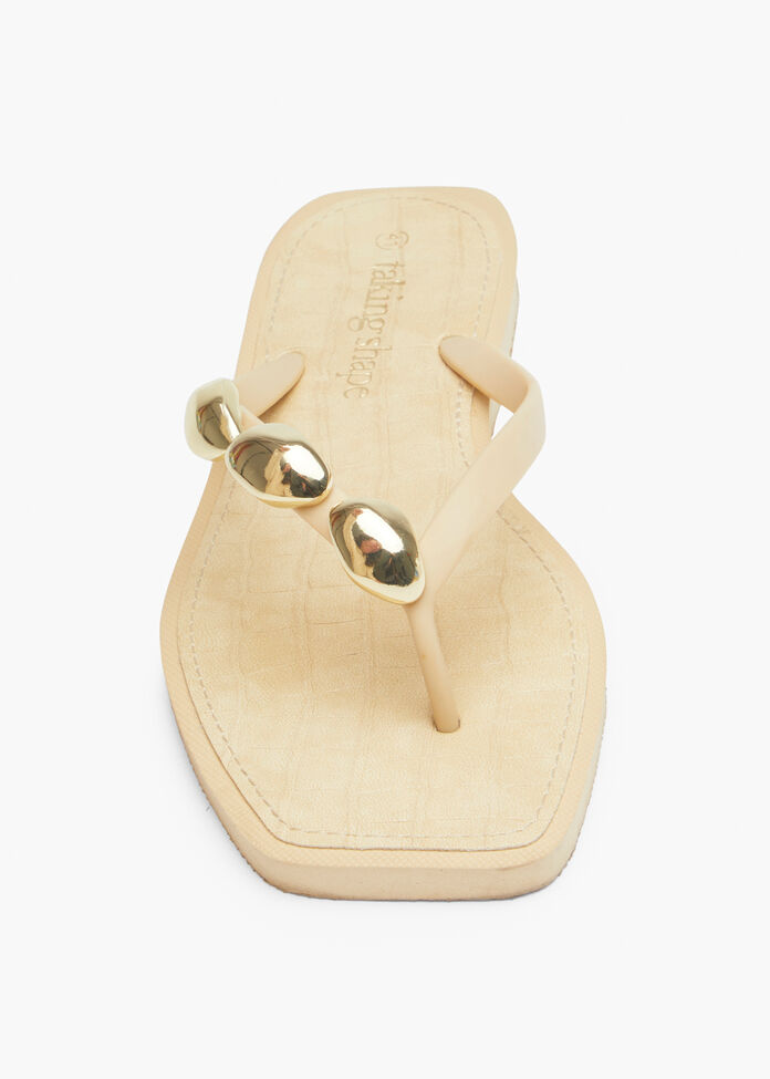 Trim Detail Flip Flop, , hi-res