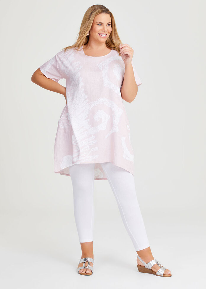 Linen Bamboo Tulip Tunic, , hi-res