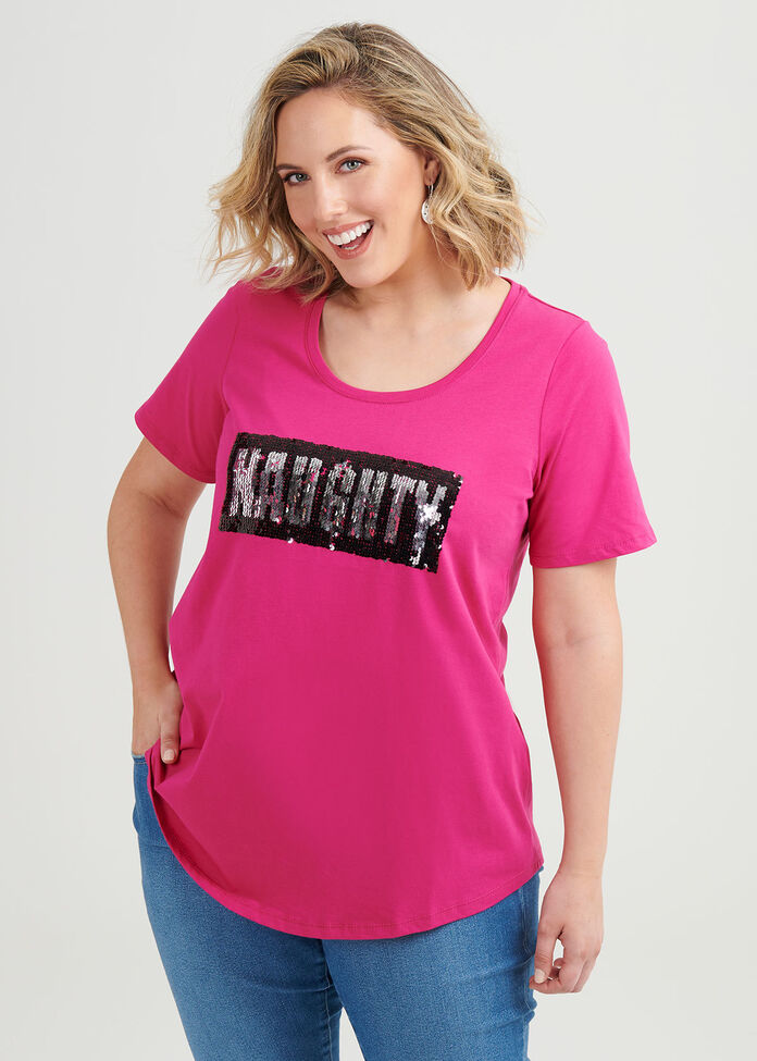 Organic Naughty Nice Top, , hi-res