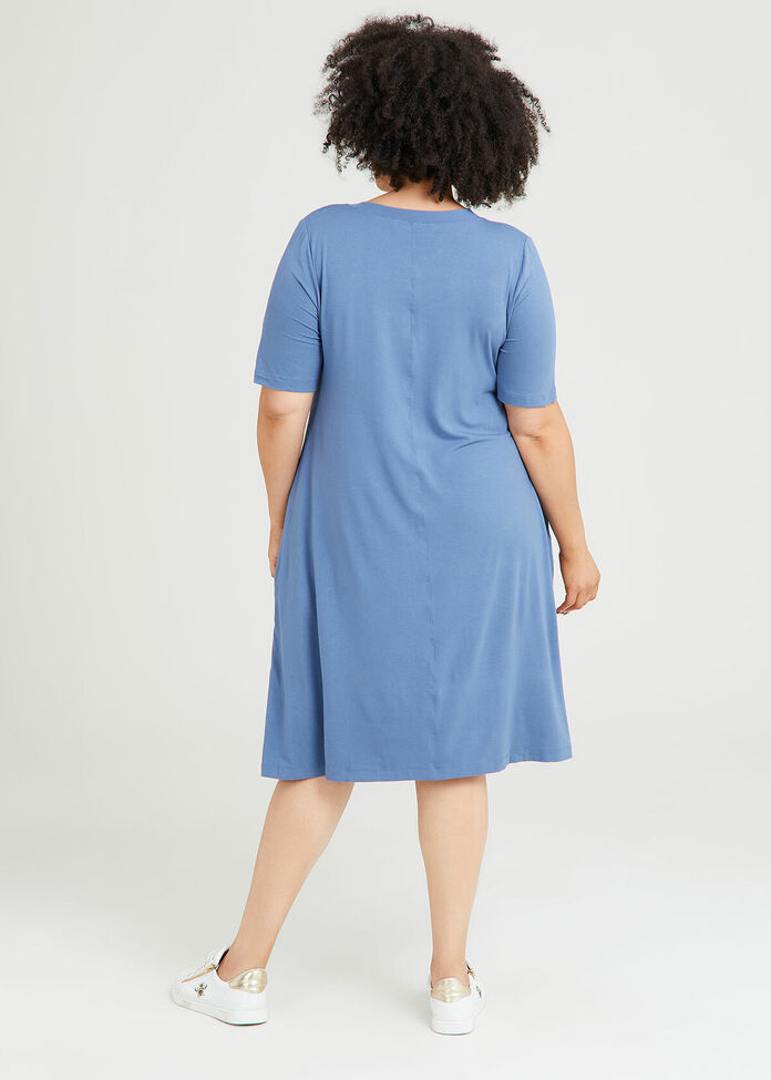 Shop Plus Size Natural Glam Dress in Blue | Sizes 12-30 | Taking Shape AU